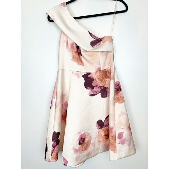 NWOT Keepsake Dress Floral Cream Pink M - Picture 2 of 5